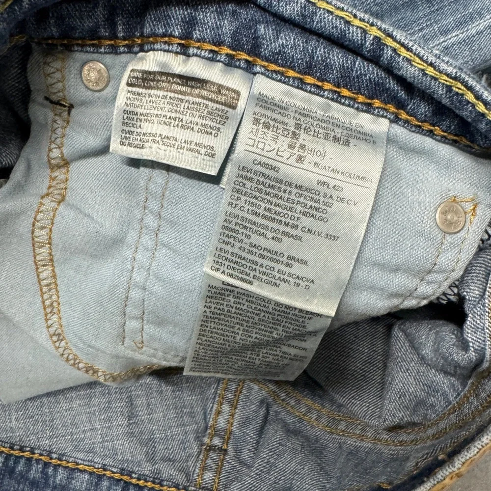 Levi's 505 Jeans Mens 34x32 (34x31 ACTUAL)‎ Regular Fit Blue Denim Classic